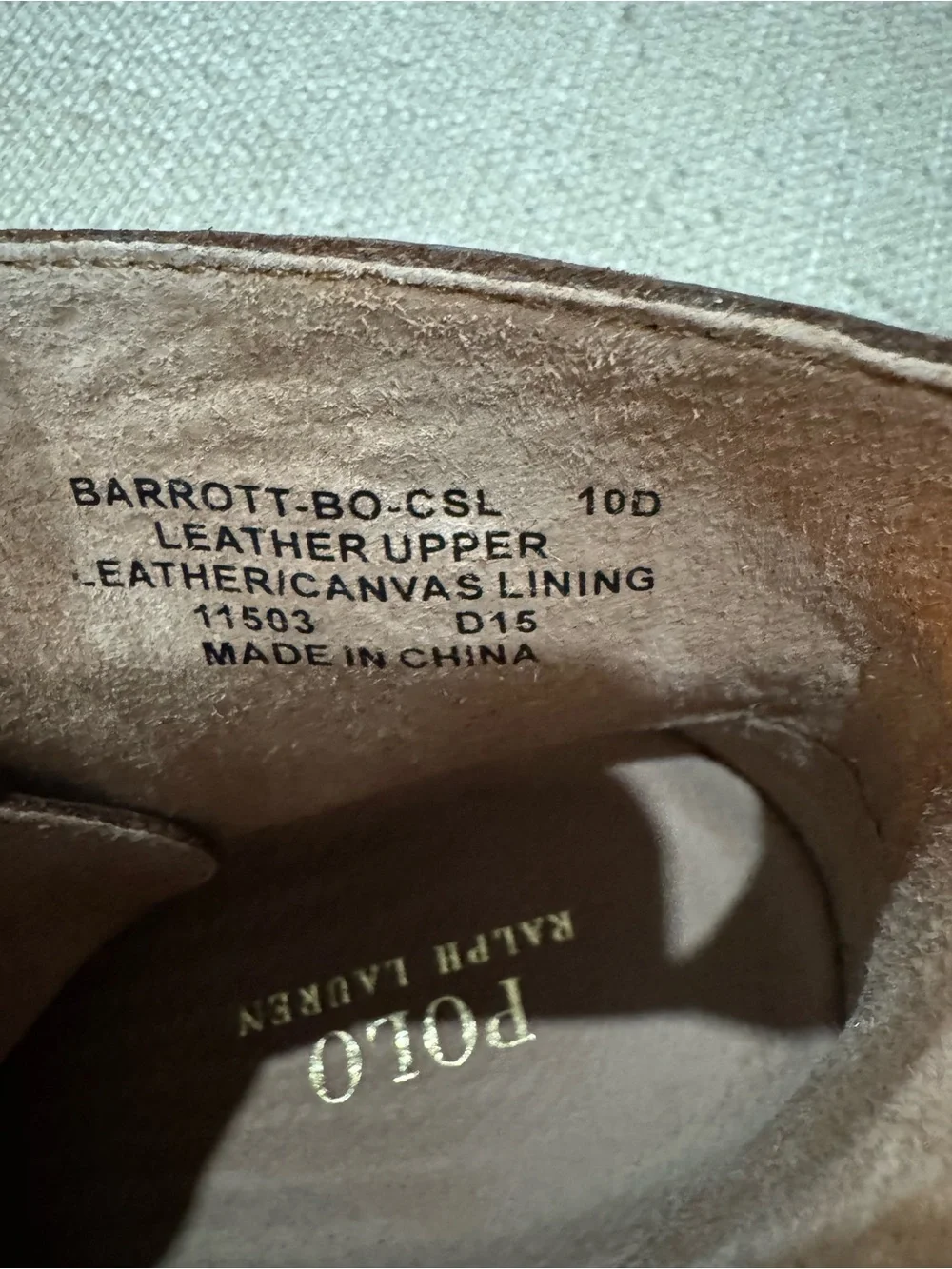 Polo Ralph Lauren Barrott brown lace up boots. 10D like new